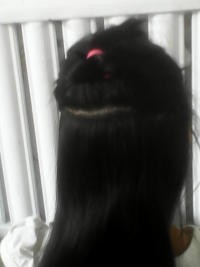 女孩简单可爱心形的辫子