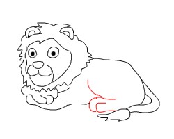 狮子的简笔画怎么画