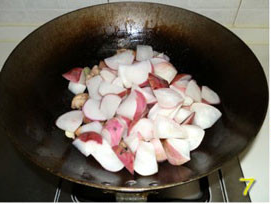 水萝卜烧肉的做法