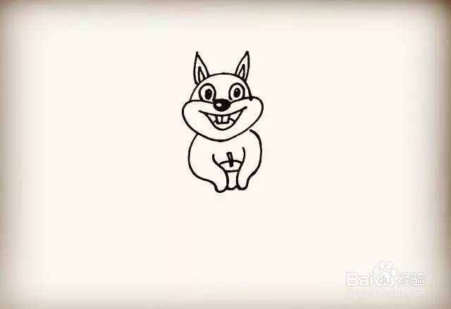 简笔画怎么画松鼠