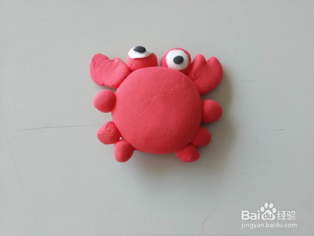 超轻粘土教程——如何做螃蟹！