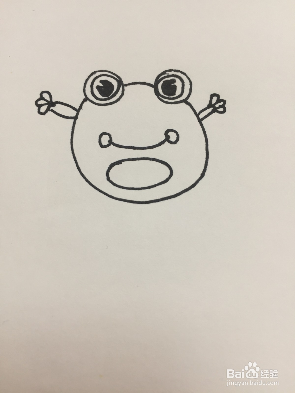 青蛙的画法简单好学