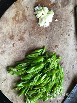 美味的青椒炒肉