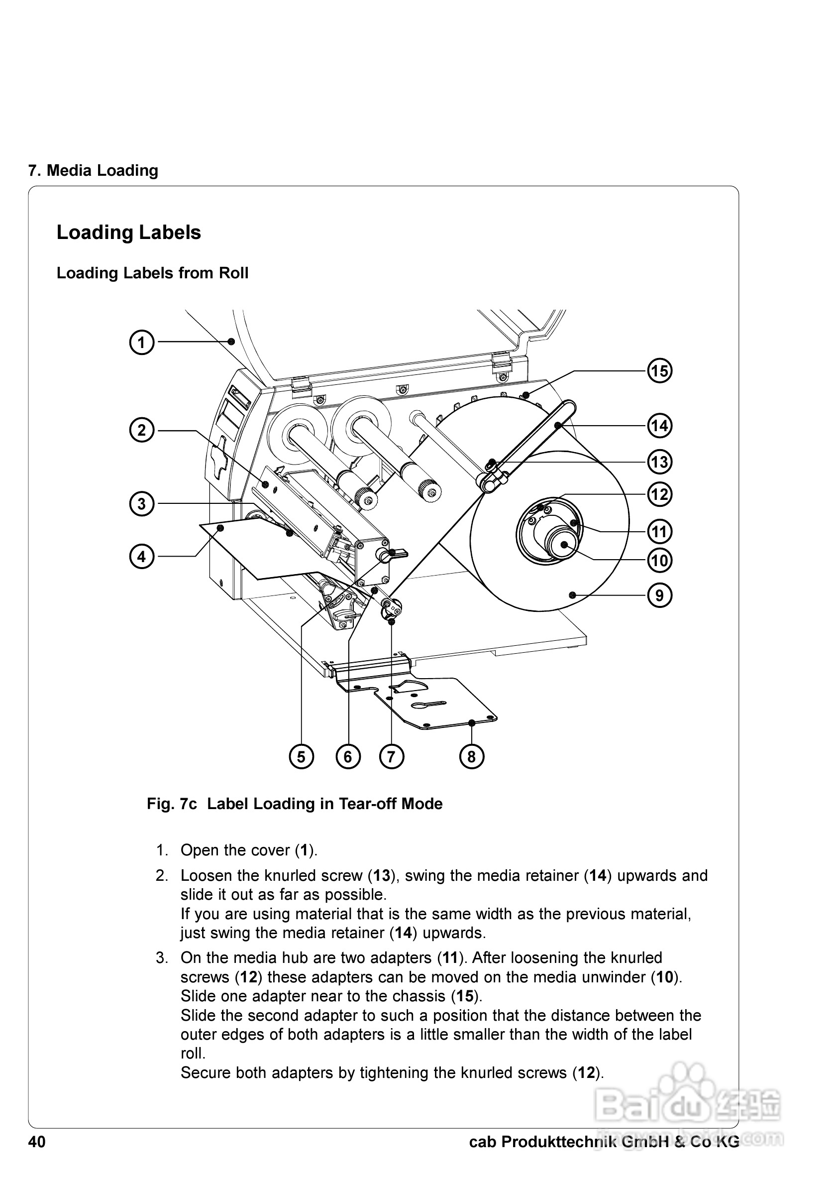 cab A8300打印机使用说明书:[4]