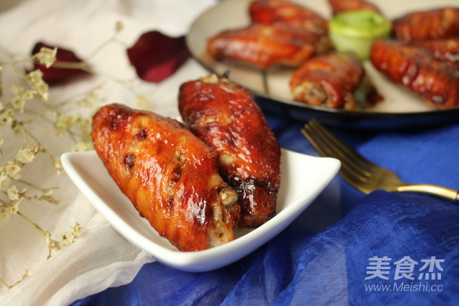 蜜汁烤翅中的做法