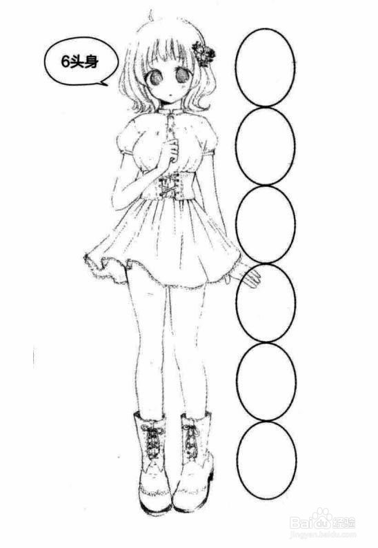 动漫美少女头身比例怎么画
