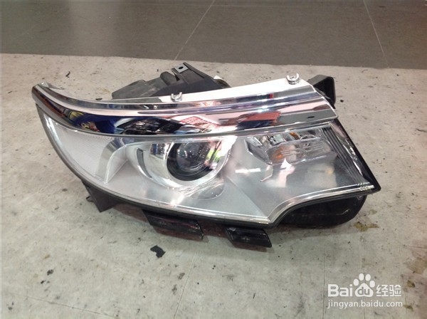 前沿车改福特锐界大灯升级海拉五双光透镜氙气灯