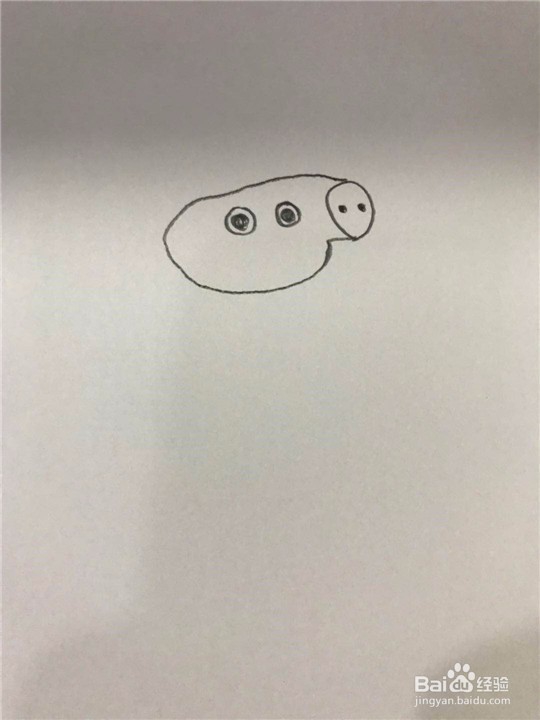 小猪佩奇的简笔画画法