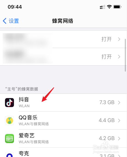 苹果流量不能用怎么设置
