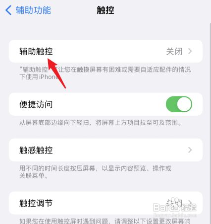 苹果手机悬浮球在哪里打开？