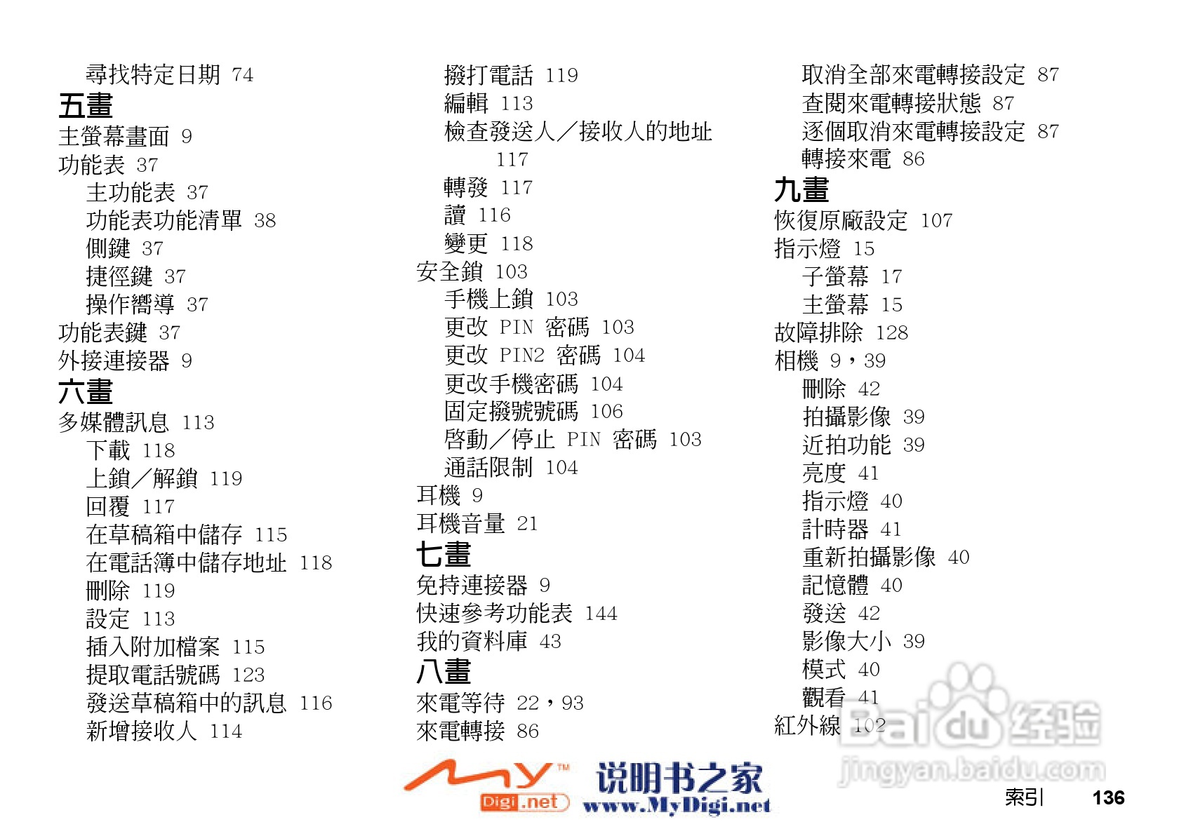 夏普GX-i98手机使用说明书:[14]