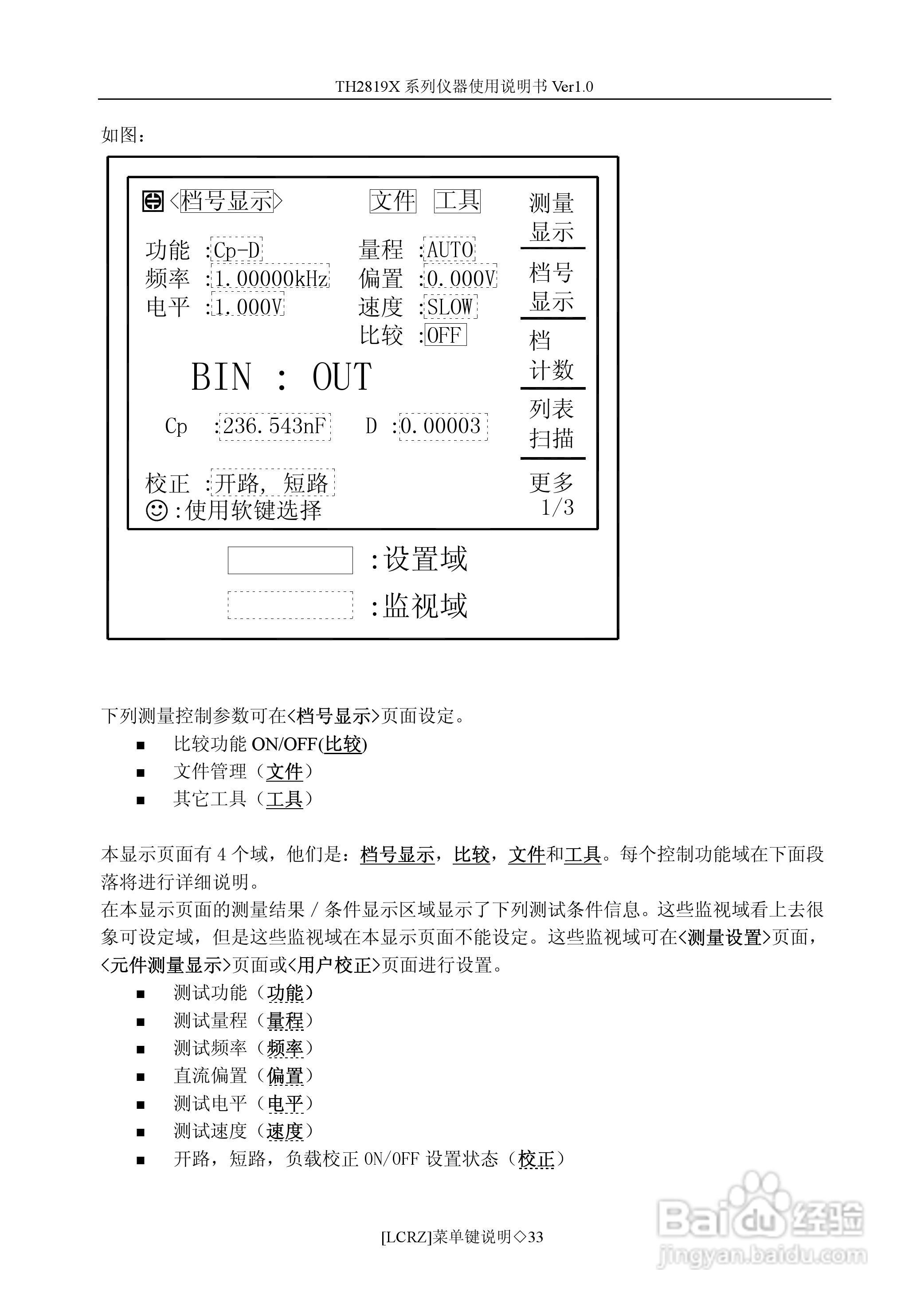 锦流源电子TH2819XA LCR数字电桥说明书:[4]
