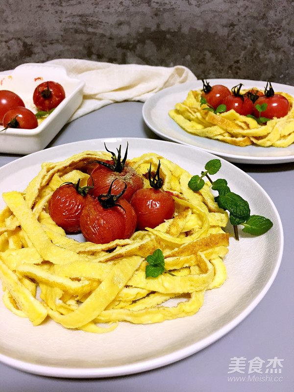 蛋皮小番茄的做法