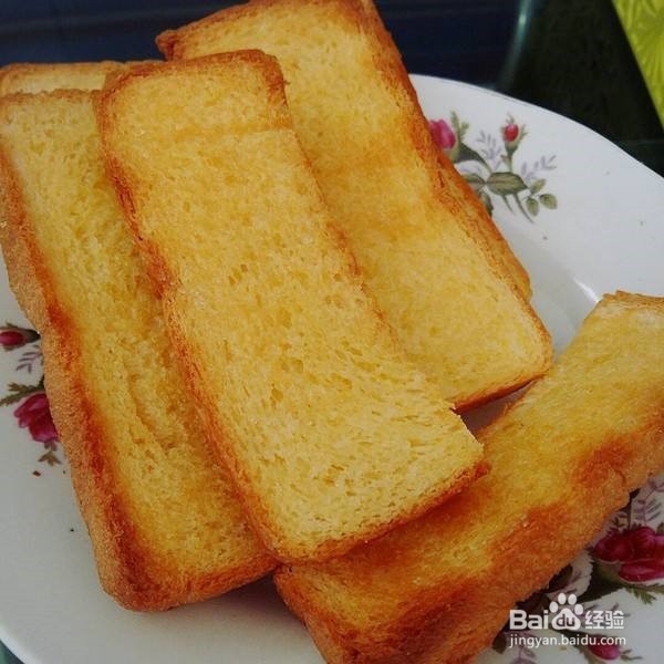 法式奶香面包片的做法大全