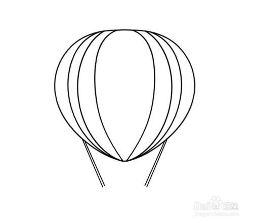 怎么画热气球简笔画（儿童简笔画）