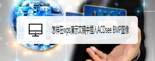 怎样在wps演示文稿中插入ACDsee BMP图像