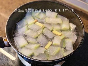 养生食补蛤蜊烧冬瓜的做法