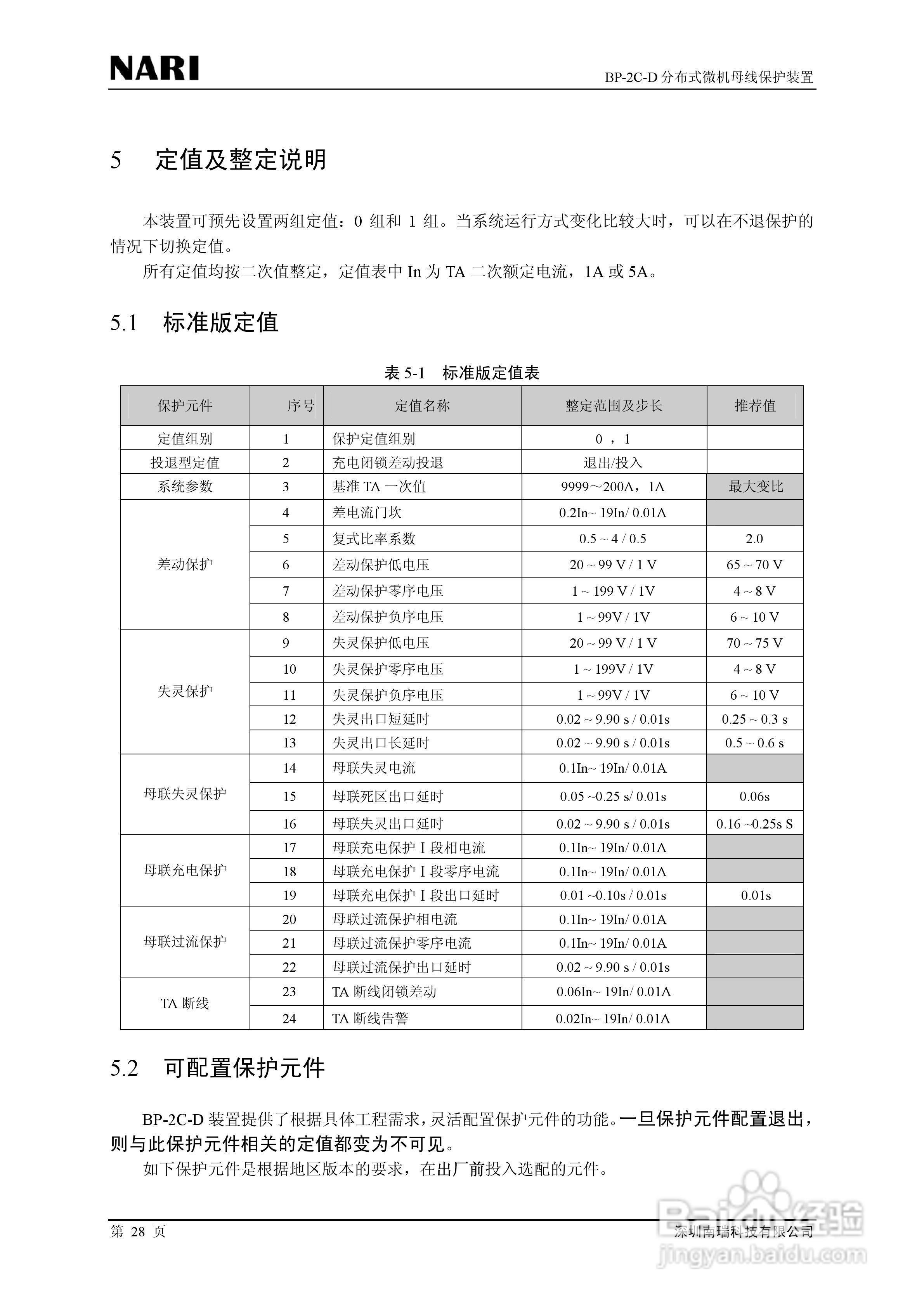 BP-2C-D分布式母线保护装置技术说明书:[4]