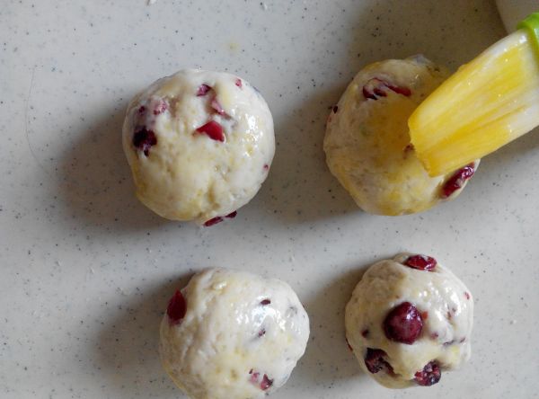 蔓越莓白巧克力司康饼