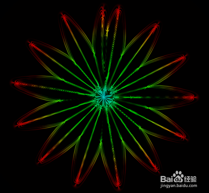 pscs6怎么做魔幻花