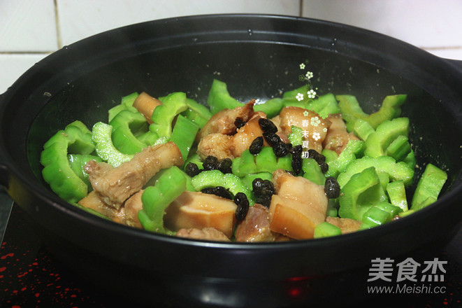苦瓜豆豉炆五花肉