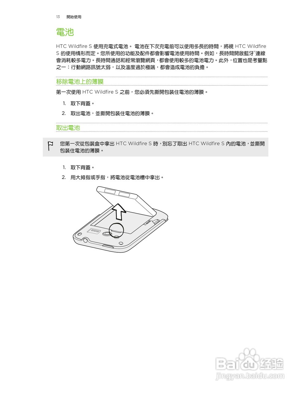 多普达 HTC Wildfire S A515c手机使用说明书:[2]