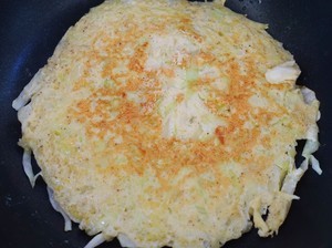 小清新早餐之卷心菜蛋饼
