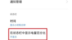 真我q3s怎么设置显示电量百分比？