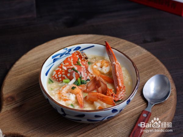 螃蟹大虾海鲜粥