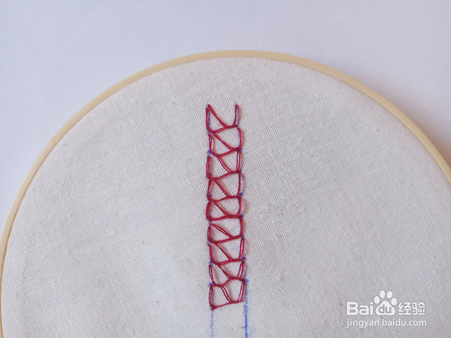 怎样绣闭口羽毛绣