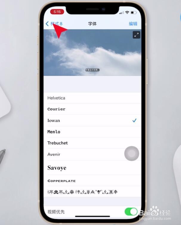 苹果手机如何设置字体样式