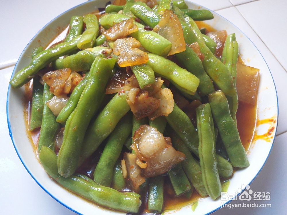 豆角回锅肉的做法
