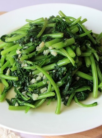 蒜蓉茼蒿的做法