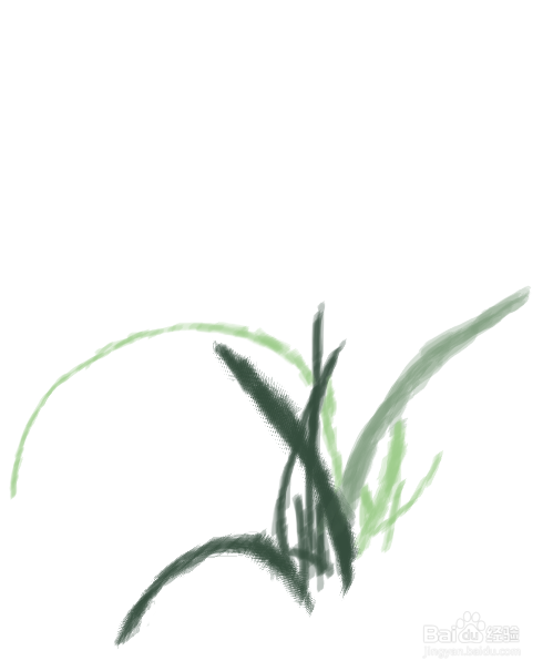 怎样画兰草好看