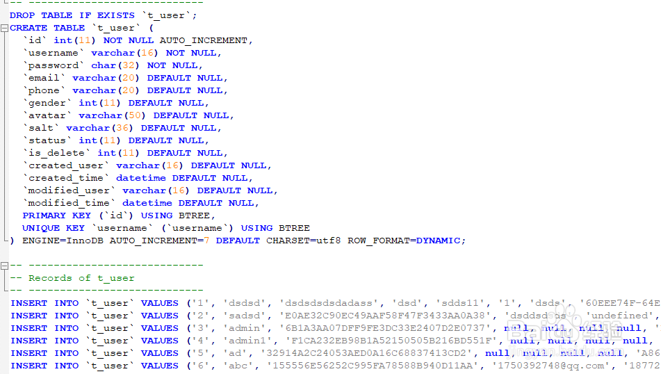 <b>Navicat导出数据库表的SQL文件</b>