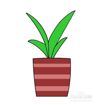 flash绘制一个盆栽的形象