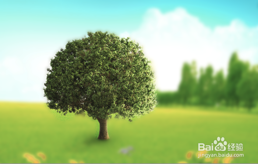 ps中怎么将图片只模糊背景更突出主题呢？