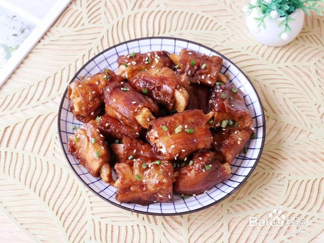 家庭自制素糖醋排骨