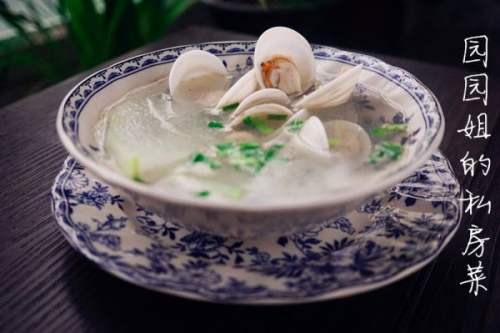 蛤蜊干贝冬瓜汤