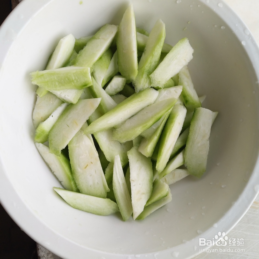 丝瓜炒鸡蛋简单容易学