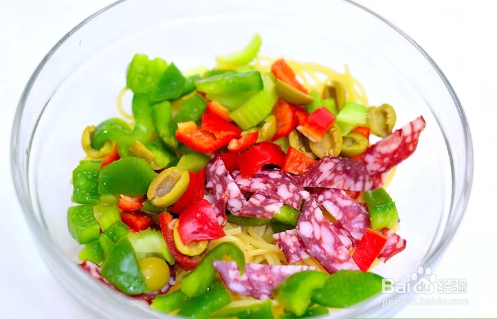 如何制作面条沙拉