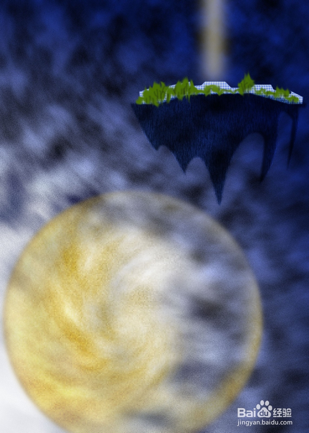 该怎么鼠绘天空之城?