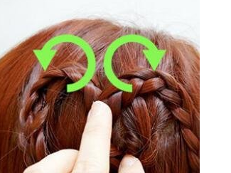 爱心马尾辫的教程