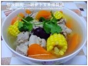 排骨玉米胡萝卜汤的做法