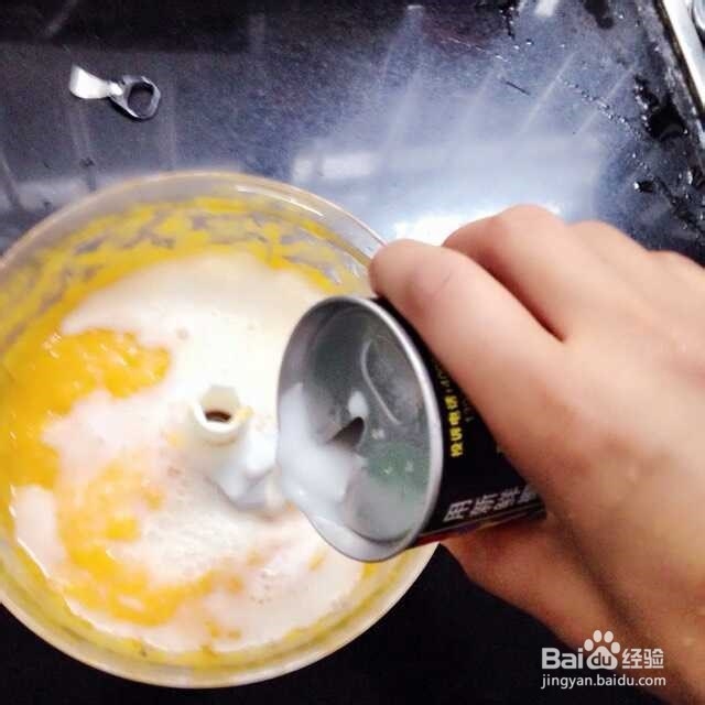 自制椰汁芒果西米露