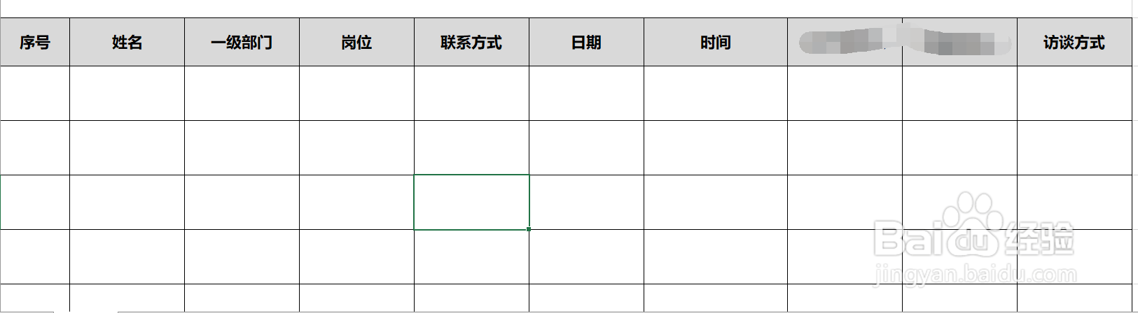 访谈法的基本步骤