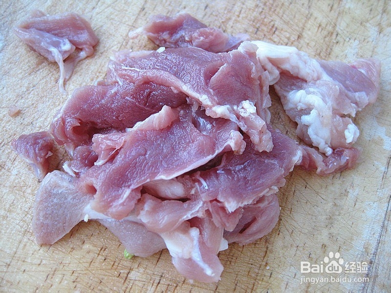 梅豆辣椒炒肉片