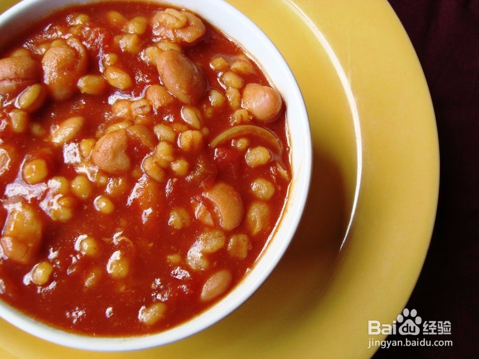 自制素食无肉辣椒食谱用豆子
