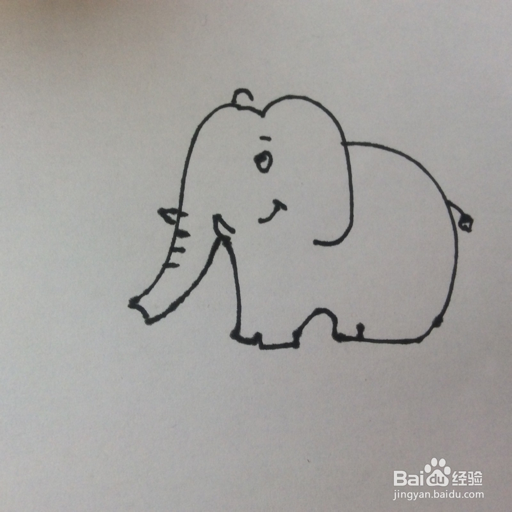 如何画大象的儿童画？大象的简笔画如何画呢？