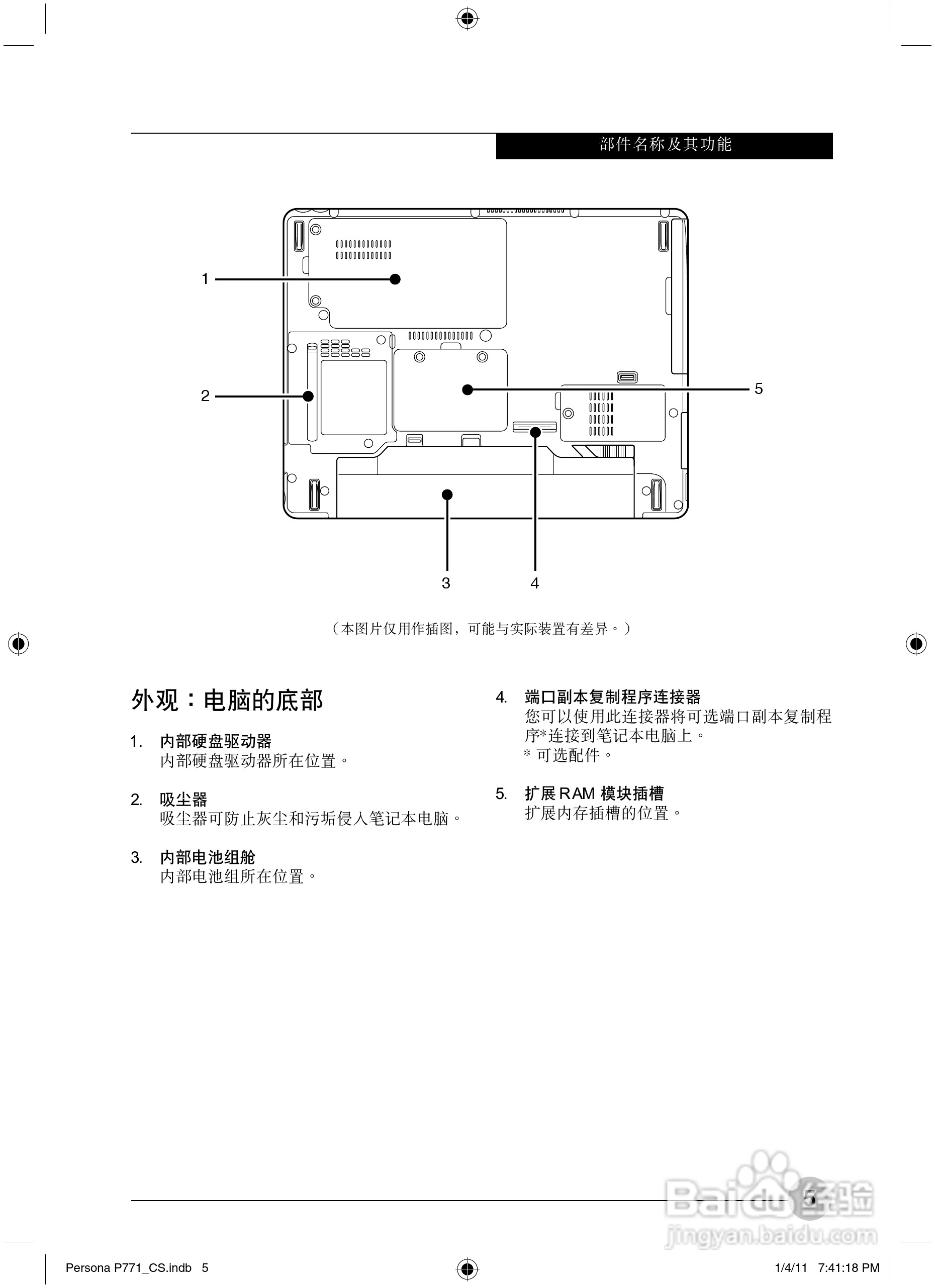 富士通Persona P771笔记本电脑使用说明书:[2]